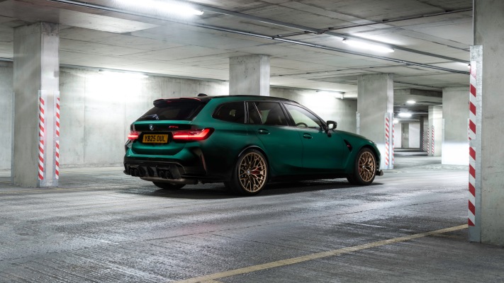 BMW M3 CS Touring UK Version 2025. Desktop wallpaper