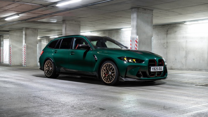 BMW M3 CS Touring UK Version 2025. Desktop wallpaper