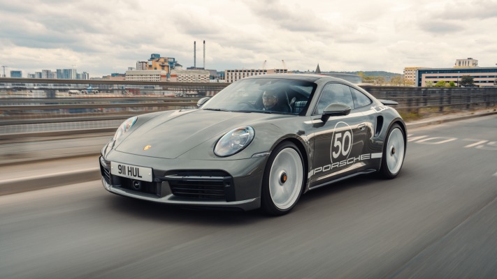 Porsche 911 Turbo 50 Years UK Version 2024. Desktop wallpaper