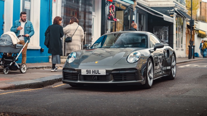 Porsche 911 Turbo 50 Years UK Version 2024. Desktop wallpaper