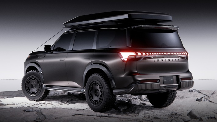 Infiniti QX80 Terrain Spec Concept 2025. Desktop wallpaper