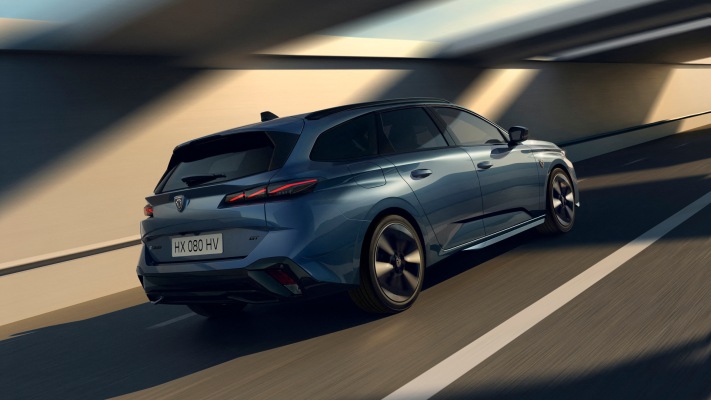 Peugeot e-308 SW 2026. Desktop wallpaper