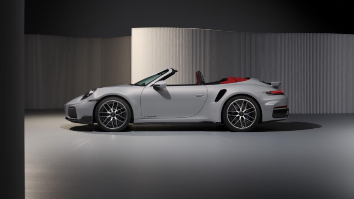 Porsche 911 Turbo S Cabriolet 2026. Desktop wallpaper