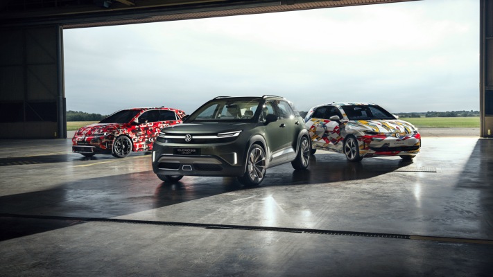 Volkswagen ID. Cross Concept 2025. Desktop wallpaper