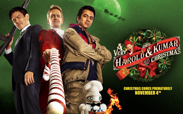 Very Harold & Kumar 3D Christmas, A. Desktop wallpaper