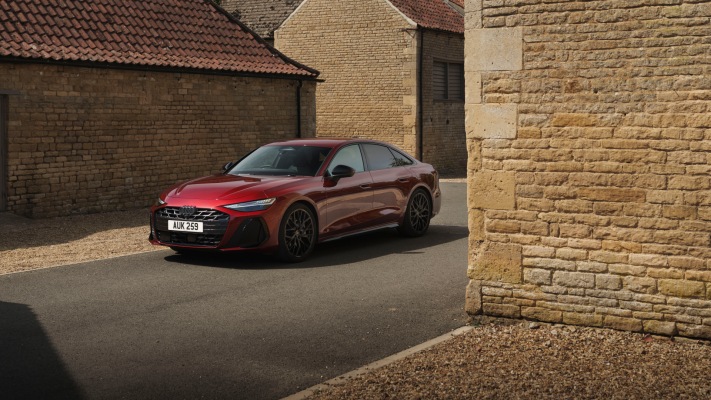 Audi A6 Launch Edition e-hybrid quattro UK Version 2026. Desktop wallpaper