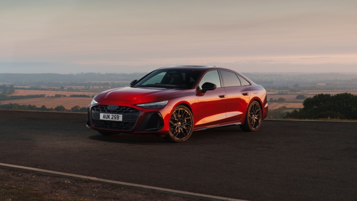 Audi A6 Launch Edition e-hybrid quattro UK Version 2026. Desktop wallpaper