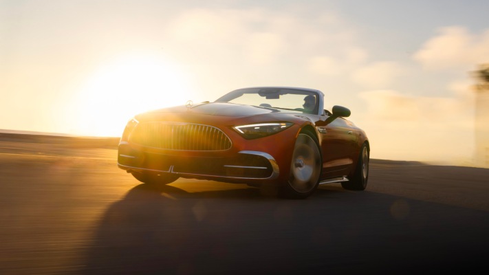 Mercedes-Maybach SL 680 Monogram USA Version 2026. Desktop wallpaper