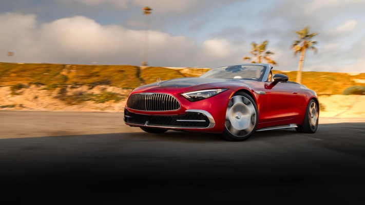 Mercedes-Maybach SL 680 Monogram USA Version 2026. Desktop wallpaper