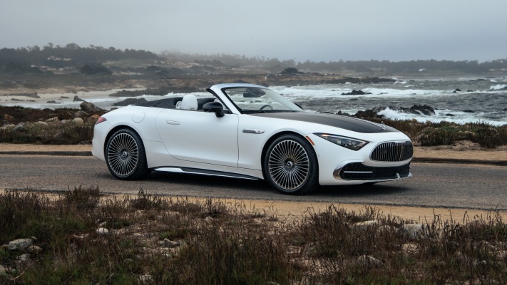 Mercedes-Maybach SL 680 Monogram USA Version 2026. Desktop wallpaper