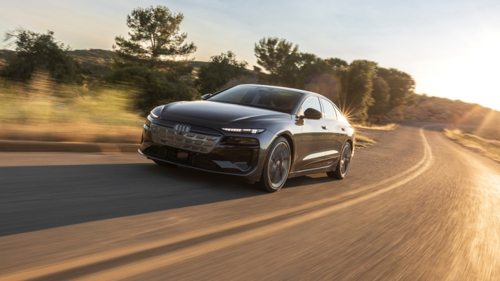 Audi S6 Sportback e-tron USA Version 2025. Desktop wallpaper