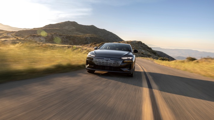 Audi S6 Sportback e-tron USA Version 2025. Desktop wallpaper