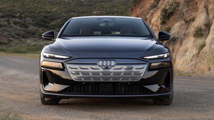 Audi S6 Sportback e-tron USA Version 2025. Desktop wallpaper