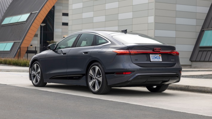 Audi A6 Sportback e-tron quattro USA Version 2025. Desktop wallpaper