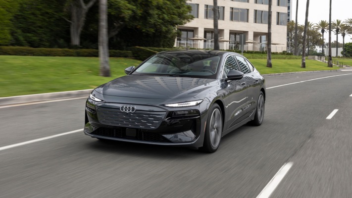 Audi A6 Sportback e-tron quattro USA Version 2025. Desktop wallpaper