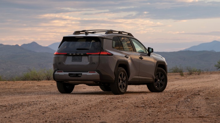 Toyota RAV4 HEV Woodland USA Version 2026. Desktop wallpaper