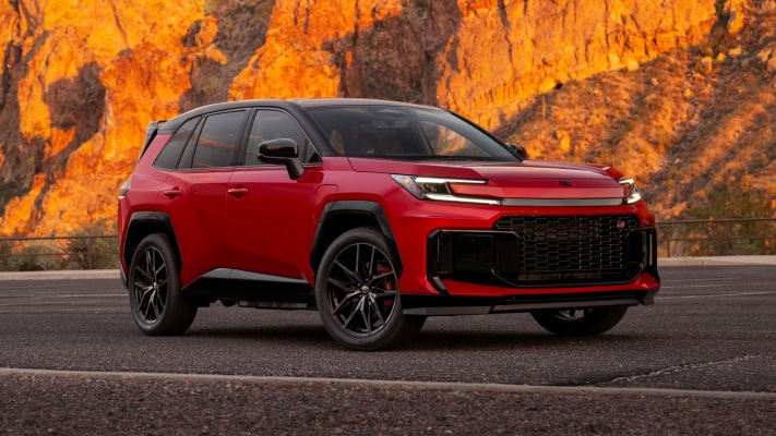 Toyota RAV4 PHEV GR Sport USA Version 2026. Desktop wallpaper