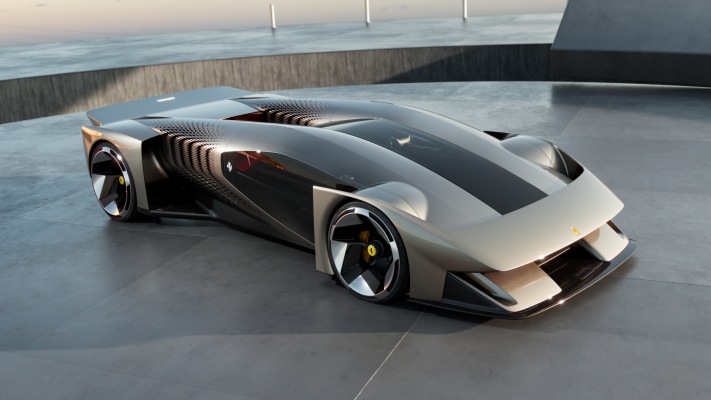 Ferrari F76 Concept 2025. Desktop wallpaper