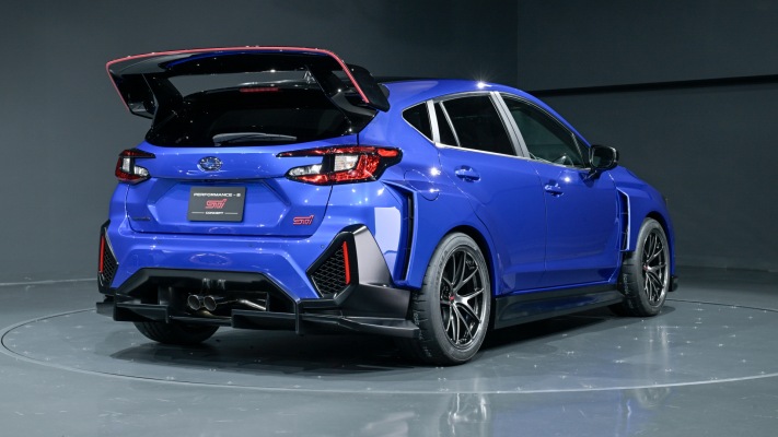 Subaru Performance-E STI Concept 2025. Desktop wallpaper