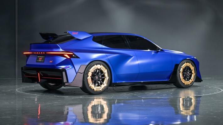 Subaru Performance-E STI Concept 2025. Desktop wallpaper