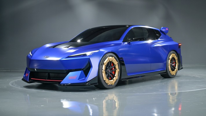 Subaru Performance-E STI Concept 2025. Desktop wallpaper