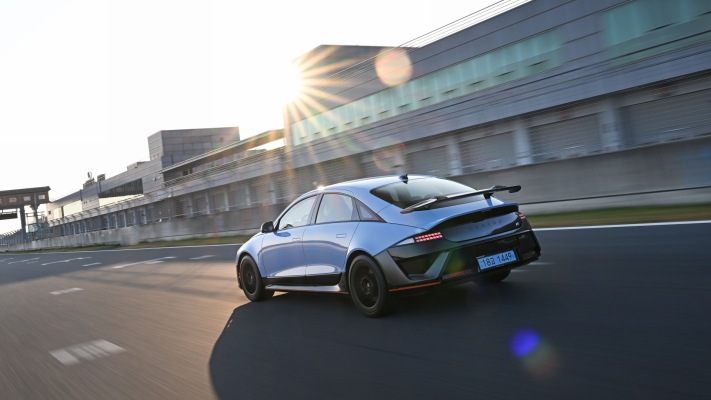 Hyundai IONIQ 6 N USA Version 2026. Desktop wallpaper