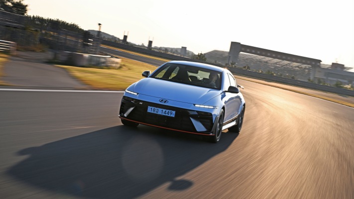 Hyundai IONIQ 6 N USA Version 2026. Desktop wallpaper