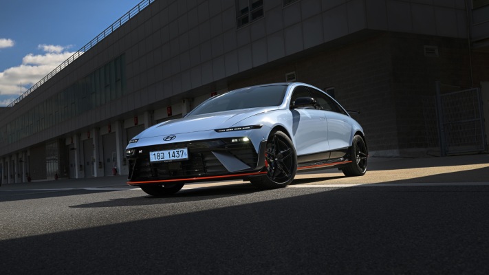 Hyundai IONIQ 6 N USA Version 2026. Desktop wallpaper