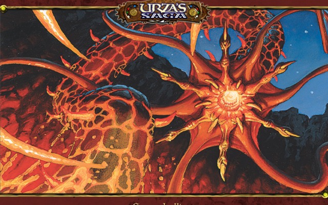 Urza's Saga - Crater Hellion. Desktop wallpaper