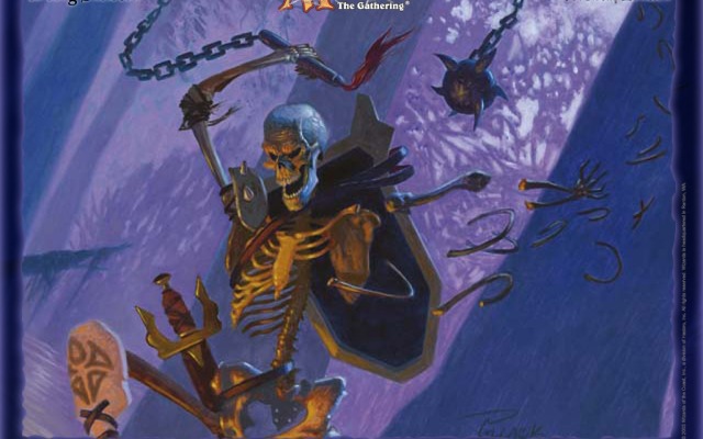 Invasion - Urborg Skeleton. Desktop wallpaper