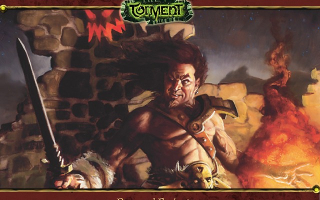 Torment - Possessed Barbarian. Desktop wallpaper