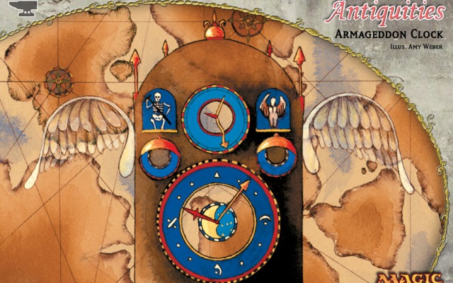 Antiquities - Armageddon Clock. Desktop wallpaper