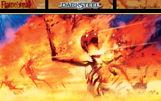 Darksteel - Flamebreak. Desktop wallpaper