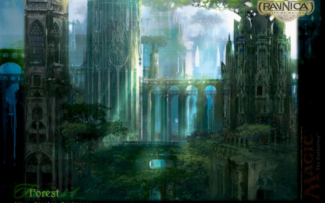 Ravnica: City of Guilds - Ravnica Forest. Desktop wallpaper