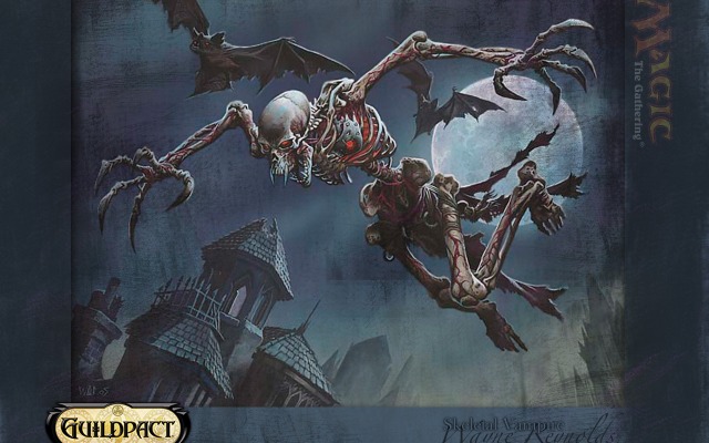 Guildpact - Skeletal Vampire. Desktop wallpaper