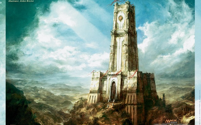 Tenth Edition - Forbidding Watchtower. Desktop wallpaper