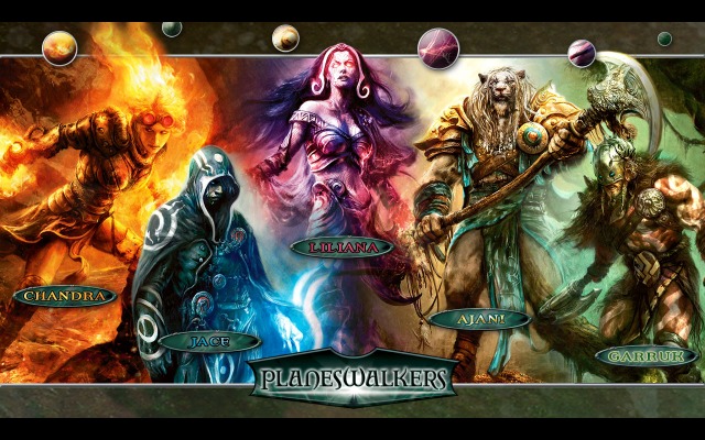 Planeswalkers. Desktop wallpaper