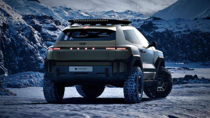 Hyundai Crater Concept 2025. Desktop wallpaper