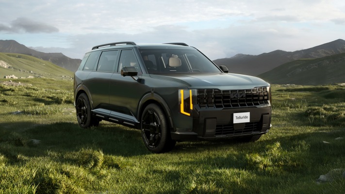 Kia Telluride X-Line 2027. Desktop wallpaper