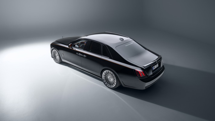 Rolls-Royce Black Badge Ghost Series 2 Spofec 2026. Desktop wallpaper