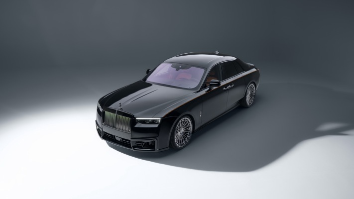 Rolls-Royce Black Badge Ghost Series 2 Spofec 2026. Desktop wallpaper