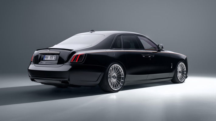 Rolls-Royce Black Badge Ghost Series 2 Spofec 2026. Desktop wallpaper