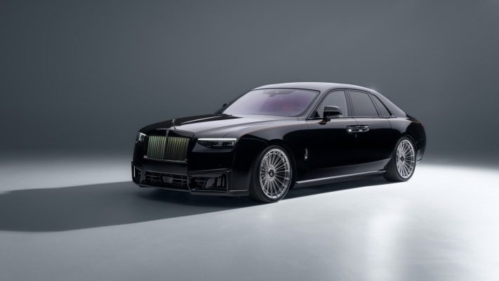 Rolls-Royce Black Badge Ghost Series 2 Spofec 2026. Desktop wallpaper