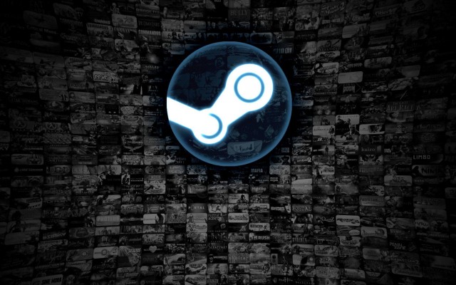 Steam. Desktop wallpaper