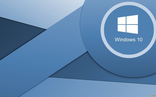 Windows 10. Desktop wallpaper