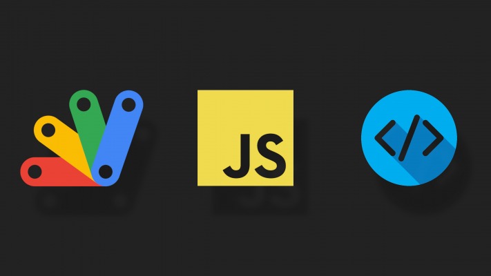 JavaScript, HTML & Google. Desktop wallpaper