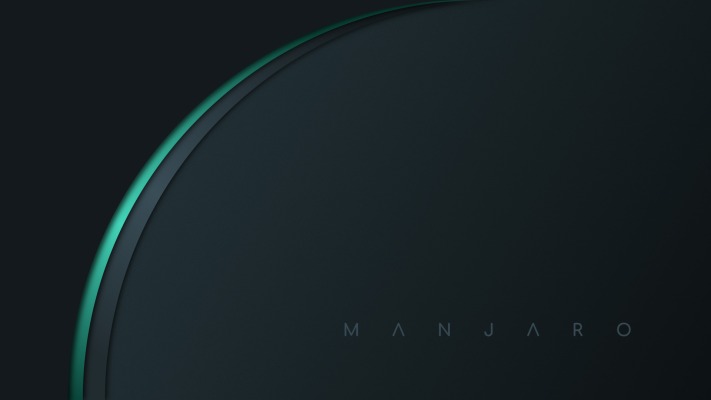 Manjaro Linux. Desktop wallpaper