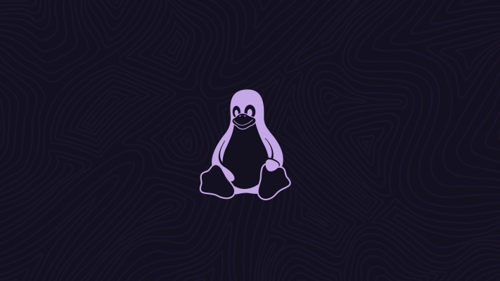 Tux. Desktop wallpaper