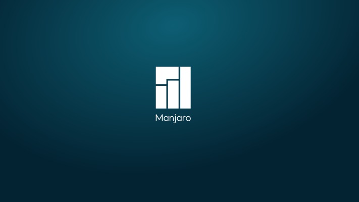 Linux Manjaro. Desktop wallpaper