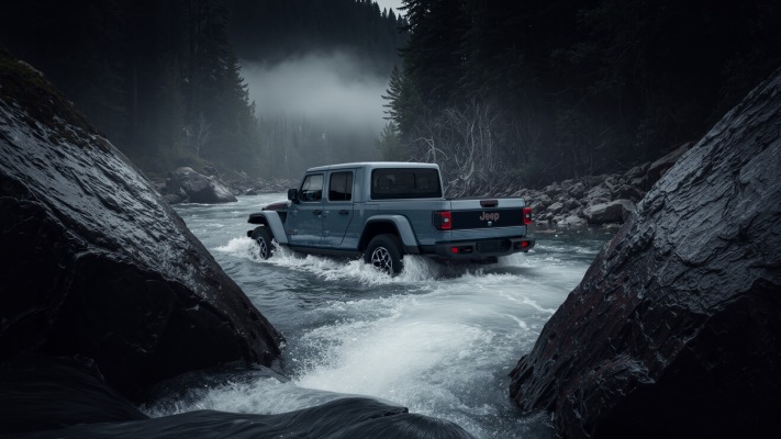 Jeep Gladiator Shadow Ops 2026. Desktop wallpaper